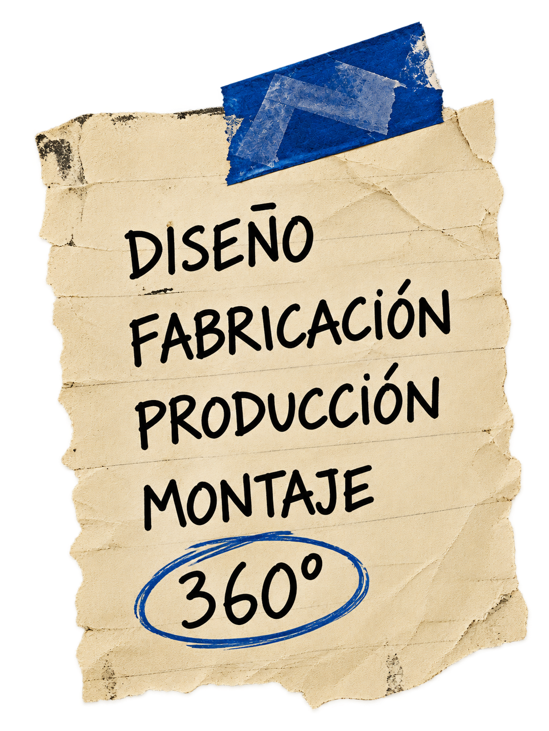 Diseno, Fabricacion, Produccion, Montaje 360