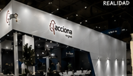 Stand real construido para Acciona